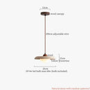 Modern reddish brown and cream cement cylinder led pendant kitchen light