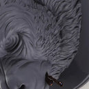 Modern retro dark gray gorilla resin wall lamp bedroom sconce