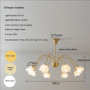 Modern retro gold decorbites elegant flower chandelier dining room
