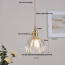 DecorBites™ Blue Glass LED Pendant Light: Modern Nordic Hang Lamp for Living, Dining, Coffee Room
