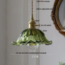 DecorBites™ Blue Glass LED Pendant Light: Modern Nordic Hang Lamp for Living, Dining, Coffee Room