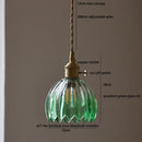 DecorBites™ Blue Glass LED Pendant Light: Modern Nordic Hang Lamp for Living, Dining, Coffee Room