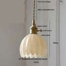 DecorBites™ Blue Glass LED Pendant Light: Modern Nordic Hang Lamp for Living, Dining, Coffee Room