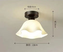 Modern ribbed ceramic glass chandelier white and brass living room light