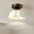 Modern ribbed ceramic glass chandelier white and brass living room light