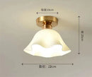 Modern ribbed ceramic glass chandelier white and brass living room light