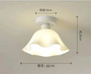 Modern ribbed ceramic glass chandelier white and brass living room light