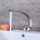 Modern rose gold & black brass basin faucet bathroom mixer tap