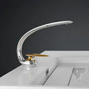Modern rose gold & black brass basin faucet bathroom mixer tap