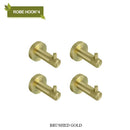 Modern rose gold & brushed gold stainless steel bathroom accessories