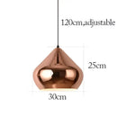 Modern rose gold pendant lights for dining room island decor