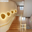 DecorBites™ Modern LED Wood Wall Sconce in Beige - Stylish Geometric Living Room Light Fixture