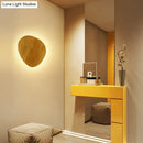 DecorBites™ Modern LED Wood Wall Sconce in Beige - Stylish Geometric Living Room Light Fixture