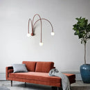 Modern rust decorbites branch glass wall lamps bedroom sconce