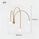Modern rust decorbites branch glass wall lamps bedroom sconce