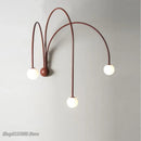 Modern rust decorbites branch glass wall lamps bedroom sconce