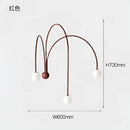 Modern rust decorbites branch glass wall lamps bedroom sconce