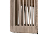 Alora Modern Rustic Coffee Table & Side Table With Woven Rope Design (SAK56739)