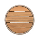 Alora Modern Rustic Coffee Table & Side Table With Woven Rope Design (SAK56739)