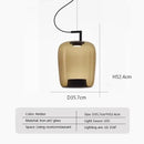 DecorBites™ Brokis Glass Pendant Lamp - Nordic Creative Hanging Light for Home and Hospitality