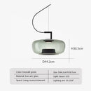 DecorBites™ Brokis Glass Pendant Lamp - Nordic Creative Hanging Light for Home and Hospitality