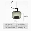 DecorBites™ Brokis Glass Pendant Lamp - Nordic Creative Hanging Light for Home and Hospitality