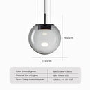 DecorBites™ Brokis Glass Pendant Lamp - Nordic Creative Hanging Light for Home and Hospitality