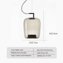 DecorBites™ Brokis Glass Pendant Lamp - Nordic Creative Hanging Light for Home and Hospitality