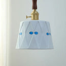 Modern scalloped floral ceramic led pendant light kitchen decor