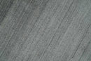 Modern 5x6.5 Gray and Silver Blended Wool Hand Woven Area Rug