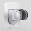 Modern silver adjustable shower holder bathroom wall mount