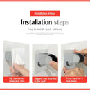 Modern silver adjustable shower holder bathroom wall mount