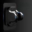 Modern silver & black adjustable shower holder bracket bathroom accessory
