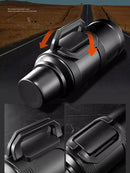 Modern silver & black insulated kettle with glass liner kitchen thermos