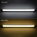 Modern silver & black led vanity light bathroom wall lighting