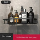 Modern silver double tiered corner shower shelf bathroom storage caddy