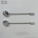 Modern silver flexible led wall lamp bedroom reading sconce