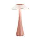Modern silver fluted crystal diamond touch table lamp for bedroom