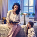 Modern silver fluted crystal diamond touch table lamp for bedroom