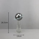 Modern silver geometric crystal star desk sculpture bedroom decor