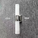 Modern silver gold & black led wall lamp bedroom sconce