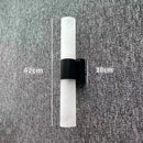 Modern silver gold & black led wall lamp bedroom sconce