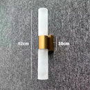 Modern silver gold & black led wall lamp bedroom sconce