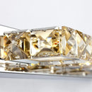 Modern silver & gold decorbites crystal bedroom mirror wall lamps