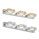 Modern silver & gold decorbites crystal bedroom mirror wall lamps