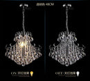Modern silver & gold decorbites crystal chandelier living room pendant light