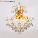 Modern silver & gold decorbites crystal chandelier living room pendant light