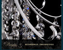 Modern silver & gold decorbites crystal chandelier living room pendant light