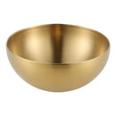 Modern silver & gold stainless steel mixing bowls kitchen set