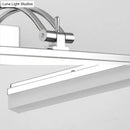 DecorBites™ Linear LED Vanity Light with Acrylic Shade in Warm/White, Silver Finish, 19"/23" Width